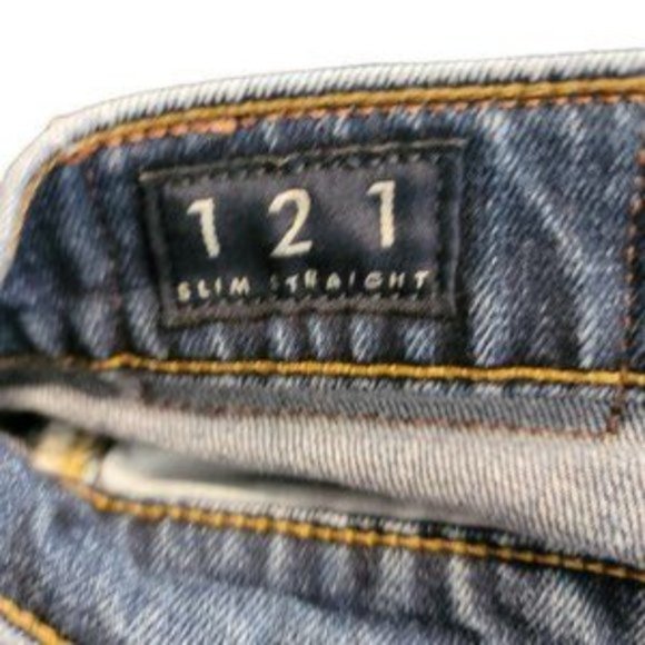 Lucky Brand Los Angeles Women's Blue Denim Slim Straight Fit Jeans Size 30/30 - Picture 3 of 4